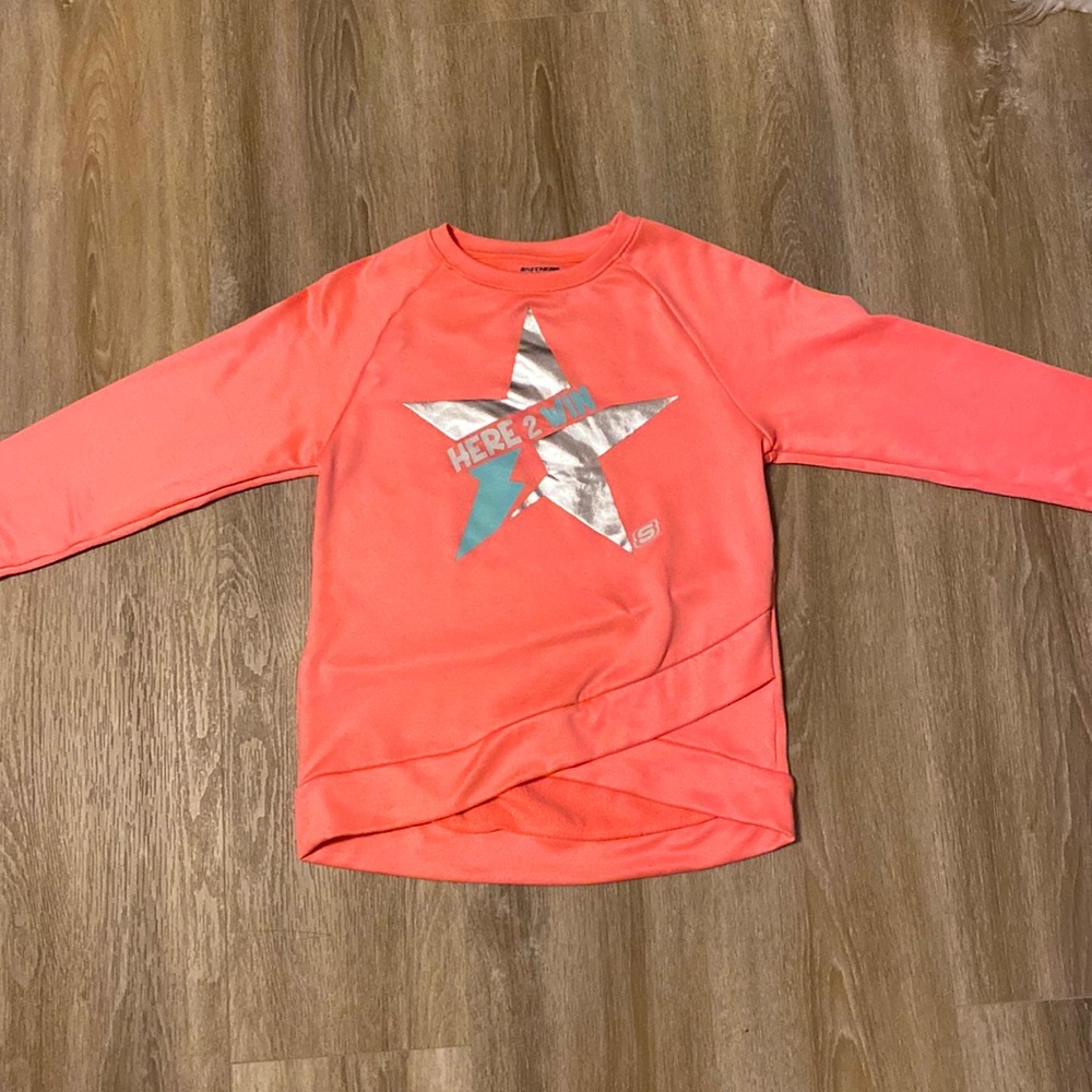 “Here 2 win”pink long sleeve shirt